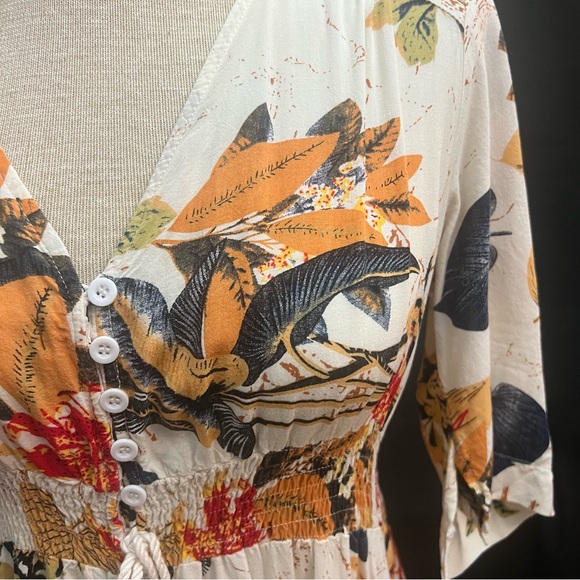 No brand - super flattering floral midi dress - size m - Picture 6 of 9